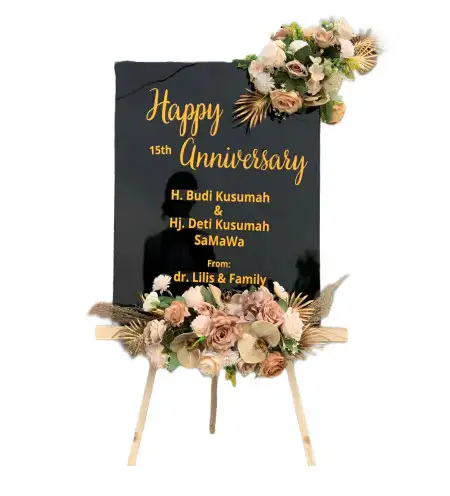 Papan Bunga Akrilik Melayu